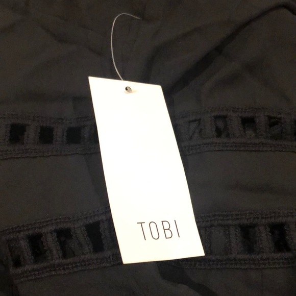 TOBI MARGOT BLACK MAXI DRESS - Picture 4 of 5